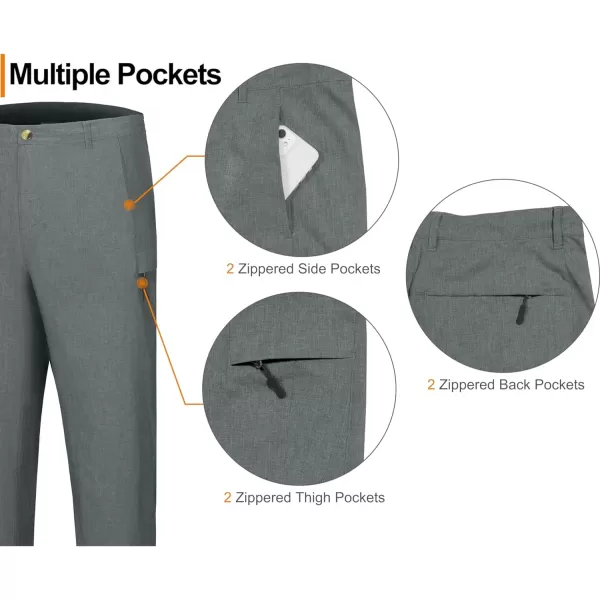 Little Donkey Andy Men's Quick Dry Hiking Pants, Lightweight Outdoor Golf Pants