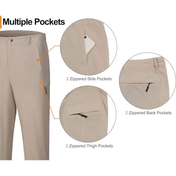 Little Donkey Andy Men's Quick Dry Hiking Pants, Lightweight Outdoor Golf Pants