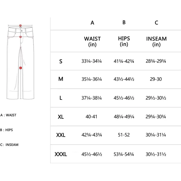 Little Donkey Andy Men's Quick Dry Hiking Pants, Lightweight Outdoor Golf Pants