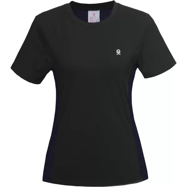 Little Donkey Andy Women 2 Piece Workout Sets Slim Fit Shirt and Mesh Short with Pocket Running Gym Sport Tracksuit Sets