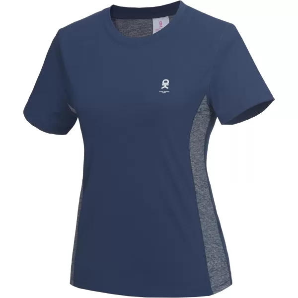 Little Donkey Andy Women 2 Piece Workout Sets Slim Fit Shirt and Mesh Short with Pocket Running Gym Sport Tracksuit Sets