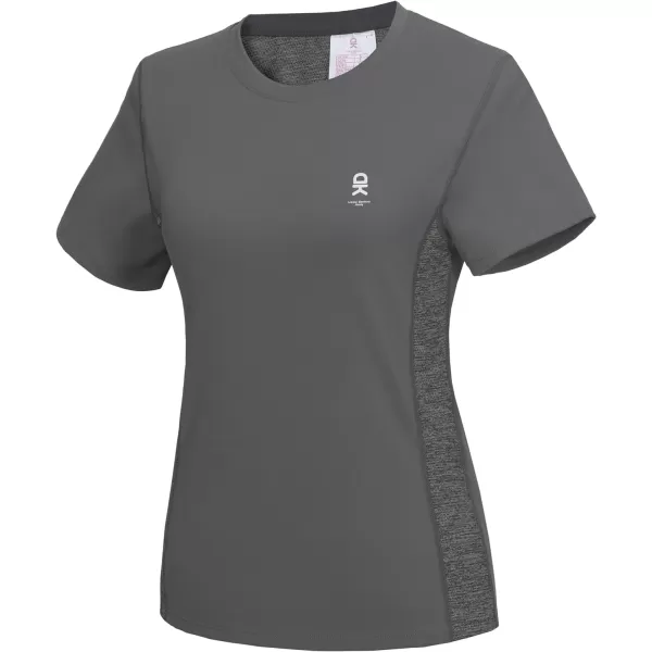 Little Donkey Andy Women 2 Piece Workout Sets Slim Fit Shirt and Mesh Short with Pocket Running Gym Sport Tracksuit Sets