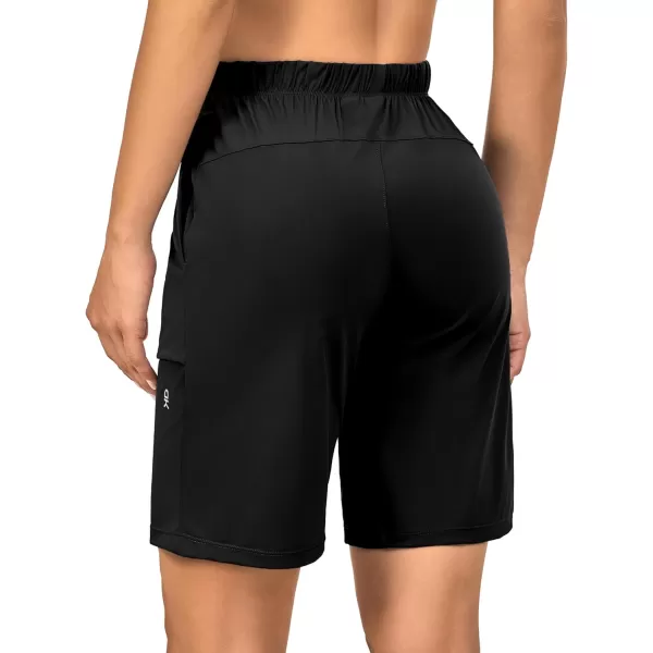 Little Donkey Andy Women's Quick Dry Cool Capri Pants Stretch Lightweight Drawstring Hiking Running Track Workout