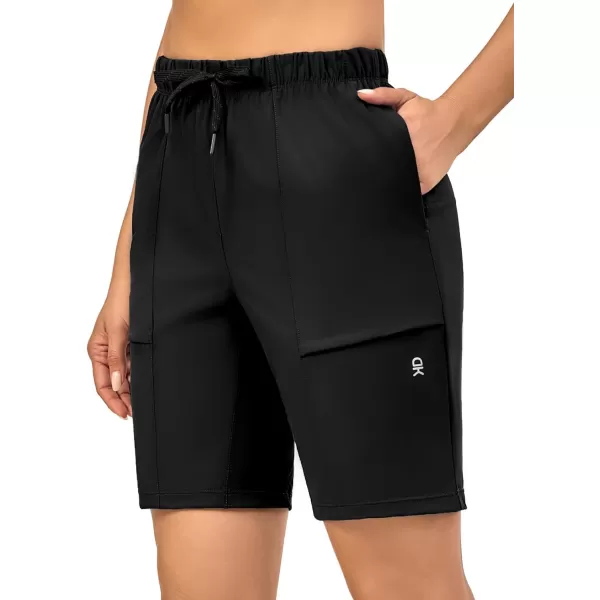 Little Donkey Andy Women's Quick Dry Cool Capri Pants Stretch Lightweight Drawstring Hiking Running Track Workout