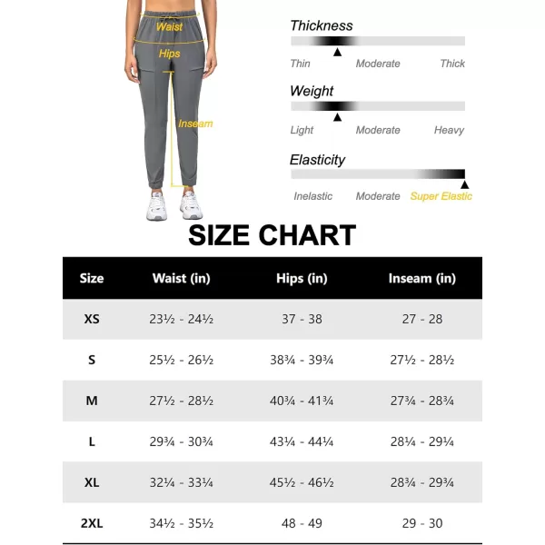 Little Donkey Andy Women's Ultra Stretch Quick Dry Cool Ankle Pants Drawstring Active Travel Hiking