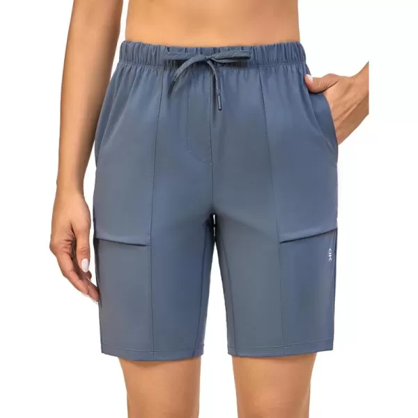 Little Donkey Andy Women's Quick Dry Cool Capri Pants Stretch Lightweight Drawstring Hiking Running Track Workout