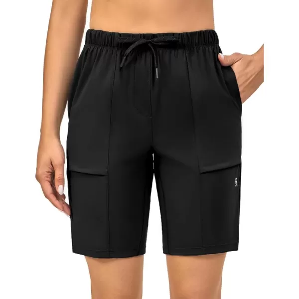 Little Donkey Andy Women's Quick Dry Cool Capri Pants Stretch Lightweight Drawstring Hiking Running Track Workout
