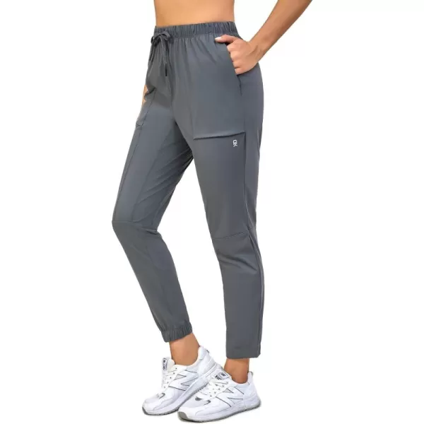 Little Donkey Andy Women's Ultra Stretch Quick Dry Cool Ankle Pants Drawstring Active Travel Hiking