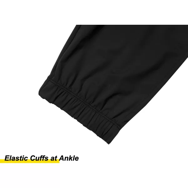 Little Donkey Andy Men's Ultra Stretch Quick Dry Cool Ankle Pants Drawstring Active Travel Hiking