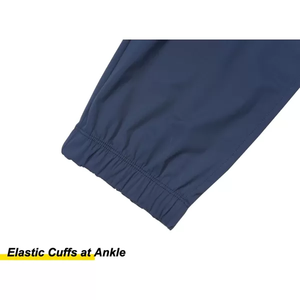 Little Donkey Andy Men's Ultra Stretch Quick Dry Cool Ankle Pants Drawstring Active Travel Hiking