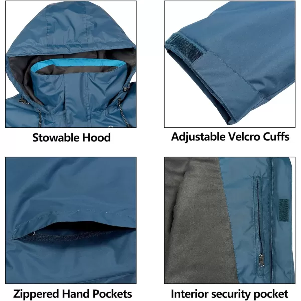 Little Donkey Andy Women's Ski Snowboarding Jacket Waterproof Warm Winter Windproof Mountain Snow Rain Coat