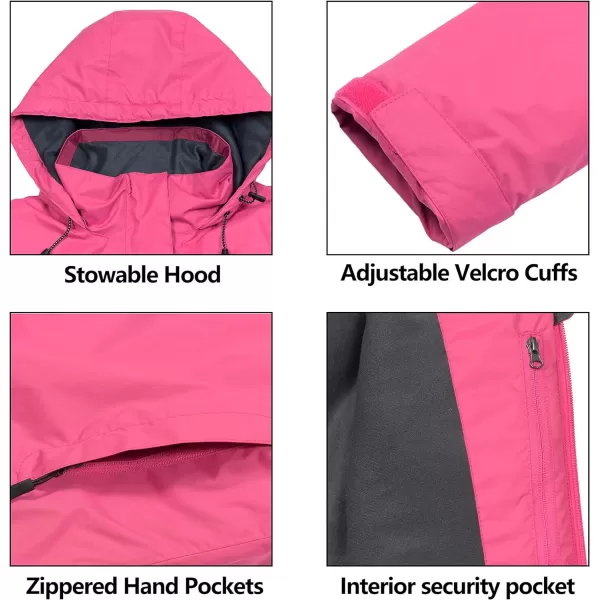 Little Donkey Andy Women's Ski Snowboarding Jacket Waterproof Warm Winter Windproof Mountain Snow Rain Coat