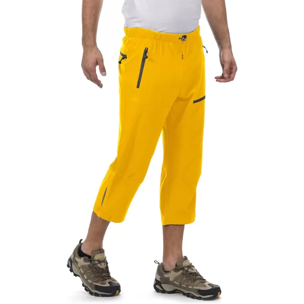 Little Donkey Andy Men's Quick Dry 3/4 Pants Lightweight Capri Shorts Hiking Fishing Travel Casual