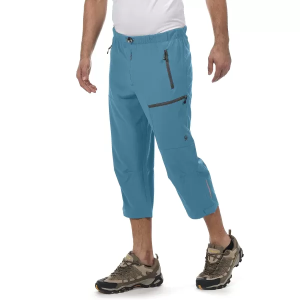 Little Donkey Andy Men's Quick Dry 3/4 Pants Lightweight Capri Shorts Hiking Fishing Travel Casual