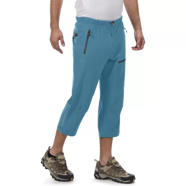 Little Donkey Andy Men's Quick Dry 3/4 Pants Lightweight Capri Shorts Hiking Fishing Travel Casual
