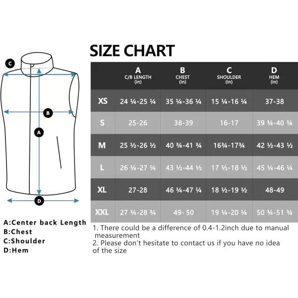 Little Donkey Andy Women’s Lightweight Puffer Vest, Packable Sleeveless Jacket for Hiking Ski Walking