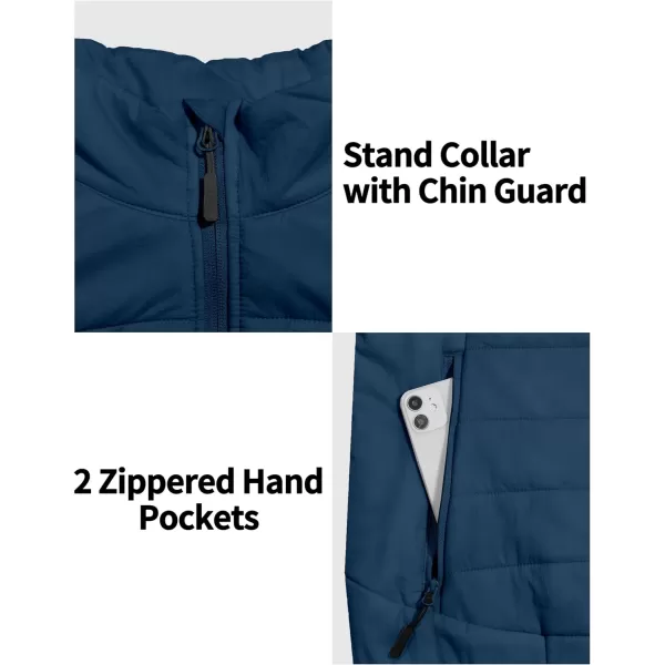 Little Donkey Andy Women’s Lightweight Puffer Vest, Packable Sleeveless Jacket for Hiking Ski Walking