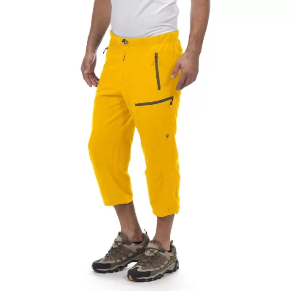 Little Donkey Andy Men's Quick Dry 3/4 Pants Lightweight Capri Shorts Hiking Fishing Travel Casual