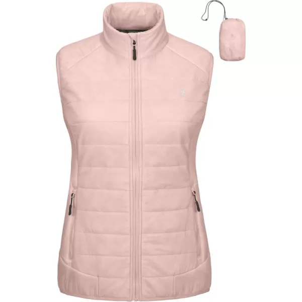Little Donkey Andy Women’s Lightweight Puffer Vest, Packable Sleeveless Jacket for Hiking Ski Walking