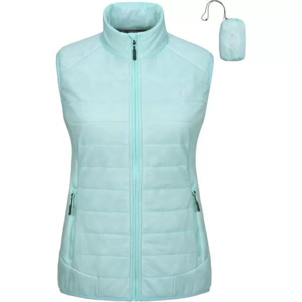 Little Donkey Andy Women’s Lightweight Puffer Vest, Packable Sleeveless Jacket for Hiking Ski Walking
