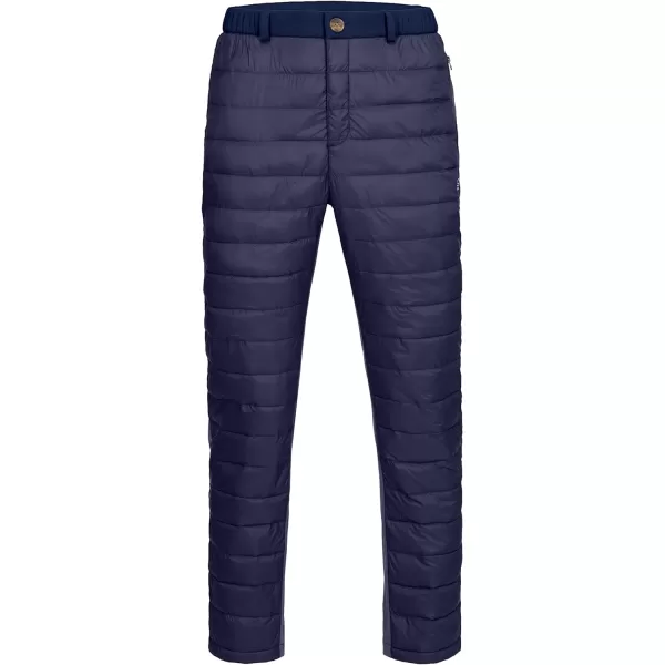 Little Donkey Andy Men's Lightweight Puffy Pants Puffer Quilted Ski Insulation Pants for Winter Snow