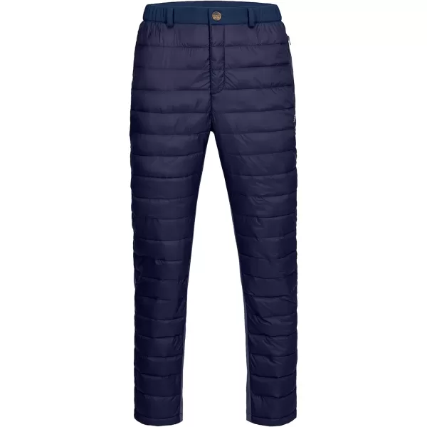 Little Donkey Andy Men's Lightweight Puffy Pants Puffer Quilted Ski Insulation Pants for Winter Snow
