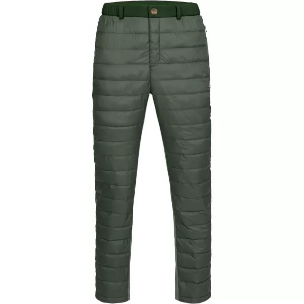 Little Donkey Andy Men's Lightweight Puffy Pants Puffer Quilted Ski Insulation Pants for Winter Snow