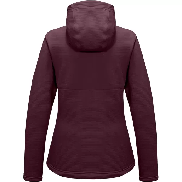 Little Donkey Andy Women's Winter Lightweight Warm Fleece Running Jacket Breathable Thumbholes Thermal Hiking Jacket