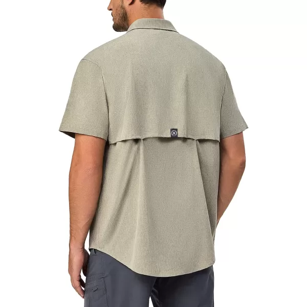 Little Donkey Andy Men's Lightweight UPF 50+ Short Sleeve Shirt, Breathable Fishing Hiking Shirt, Air-Holes Tech