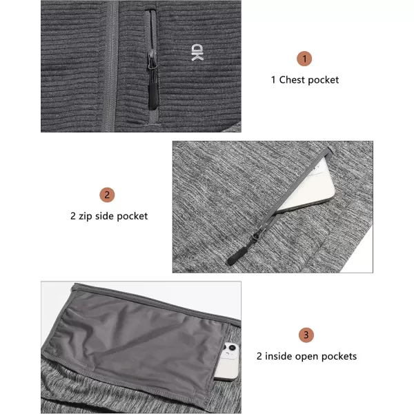 imageLittle Donkey Andy Womens High Performance Thermal Jackets for Running Golf Hiking Lightweight Windproof WarmB Grey Heather