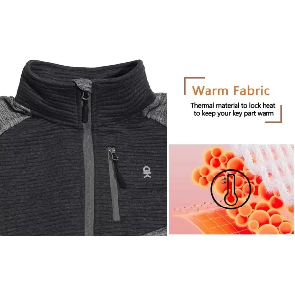 imageLittle Donkey Andy Womens High Performance Thermal Jackets for Running Golf Hiking Lightweight Windproof WarmDark Grey Heather