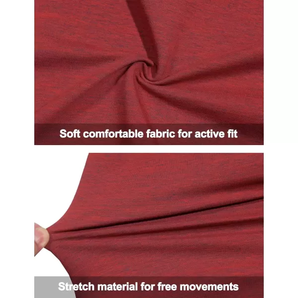 imageLittle Donkey Andy Womens High Performance Thermal Jackets for Running Golf Hiking Lightweight Windproof WarmDark Red Heather