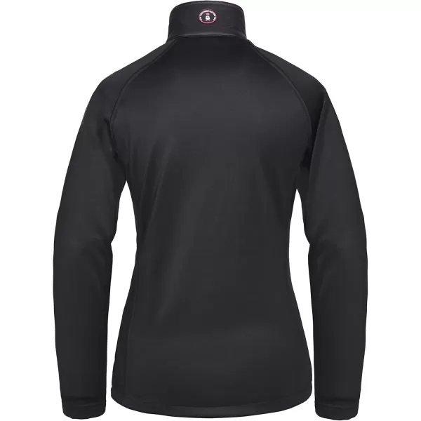 imageLittle Donkey Andy Womens Insulated Hiking Jacket Thermal Running Hybrid Jacket Lightweight Breathable and WarmUpgrade Black