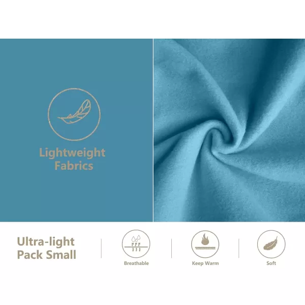 imageLittle Donkey Andy Womens Insulated Hiking Jacket Thermal Running Hybrid Jacket Lightweight Breathable and WarmUpgrade Blue Radiance