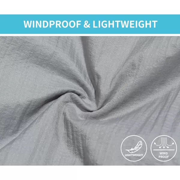 imageLittle Donkey Andy Womens Packable Lightweight Hooded Jacket Windproof Windbreaker with Recycled InsulationGrey