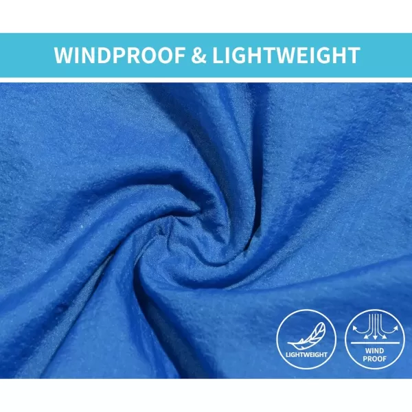 imageLittle Donkey Andy Womens Packable Lightweight Hooded Jacket Windproof Windbreaker with Recycled InsulationIbiza Blue