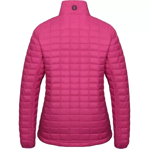 imageLittle Donkey Andy Womens Puffer Jacket Lightweight Warm Hiking Jacket with PostConsumer Synthetic InsulationUpgrade Rose
