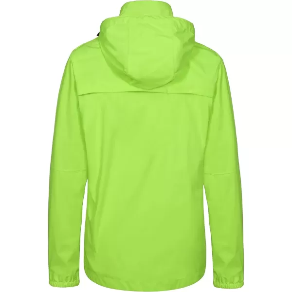imageLittle Donkey Andy Womens Waterproof Cyling Jackets Rain Running Coats Lightweight Windproof PackableUpgraded Fluorescent Yellow