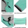imageLittle Donkey Andy Womens Lightweight Hooded Softshell Jacket for Running Travel Hiking Windproof Water RepellentAqua Green