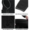 imageLittle Donkey Andy Womens Lightweight Hooded Softshell Jacket for Running Travel Hiking Windproof Water RepellentBlack