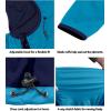 imageLittle Donkey Andy Womens Lightweight Hooded Softshell Jacket for Running Travel Hiking Windproof Water RepellentBlue