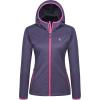 imageLittle Donkey Andy Womens Lightweight Hooded Softshell Jacket for Running Travel Hiking Windproof Water RepellentPurple