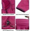 imageLittle Donkey Andy Womens Lightweight Hooded Softshell Jacket for Running Travel Hiking Windproof Water RepellentRose