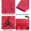 imageLittle Donkey Andy Womens Lightweight Hooded Softshell Jacket for Running Travel Hiking Windproof Water RepellentWatermelon