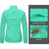 imageLittle Donkey Andy Womens Lightweight Rain Cycling Stretch Jacket with Hood Windproof and Waterproof Ultralight PackableB9upgradeaqua Green