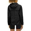 imageLittle Donkey Andy Womens Lightweight Rain Cycling Stretch Jacket with Hood Windproof and Waterproof Ultralight PackableUpgrade Hoodblack