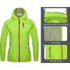 imageLittle Donkey Andy Womens Lightweight Rain Cycling Stretch Jacket with Hood Windproof and Waterproof Ultralight PackableUpgrade Hoodyellow