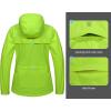 imageLittle Donkey Andy Womens Lightweight Rain Cycling Stretch Jacket with Hood Windproof and Waterproof Ultralight PackableUpgrade Hoodyellow
