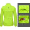 imageLittle Donkey Andy Womens Lightweight Rain Cycling Stretch Jacket with Hood Windproof and Waterproof Ultralight PackableUpgrade Pocketyellow
