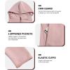 imageLittle Donkey Andy Womens Lightweight Stretch Running Jacket Full Zip Athletic Hooded Jackets MoistureWickingMisty Rose